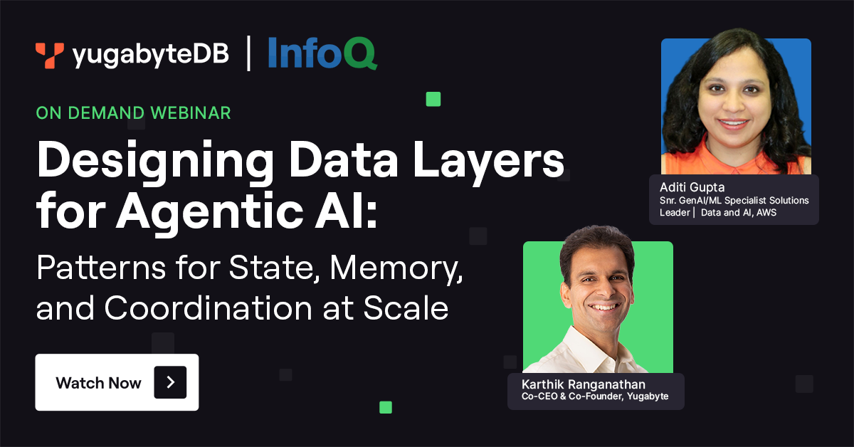 Webinar | Designing Data Layers for Agentic AI | AWS, InfoQ, YB